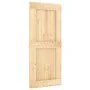 Puerta corredera con herrajes madera maciza de pino 90x210 cm de vidaXL, Puertas - Ref: Foro24-3203168, Precio: 211,74 €, Des...