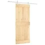 Puerta corredera con herrajes madera maciza de pino 85x210 cm von vidaXL, Türen - Ref: Foro24-3203163, Preis: 173,66 €, Rabat...
