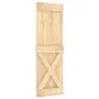 Puerta corredera con herrajes madera maciza de pino 70x210 cm de vidaXL, Puertas - Ref: Foro24-3203169, Precio: 176,16 €, Des...