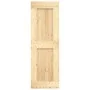 Puerta corredera con herrajes madera maciza de pino 70x210 cm de vidaXL, Puertas - Ref: Foro24-3203165, Precio: 178,97 €, Des...