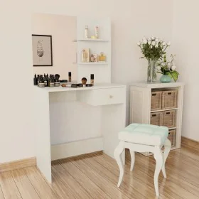 White engineered wood dressing table 75x40x141 cm by vidaXL, Bedroom Dressers - Ref: Foro24-244861, Price: 86,65 €, Discount: %
