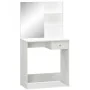 Weißer Schminktisch aus Holzwerkstoff, 75 x 40 x 141 cm von vidaXL, Schlafzimmerkommoden - Ref: Foro24-244861, Preis: 86,65 €...