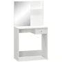White engineered wood dressing table 75x40x141 cm by vidaXL, Bedroom Dressers - Ref: Foro24-244861, Price: 86,65 €, Discount: %