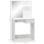 White engineered wood dressing table 75x40x141 cm by vidaXL, Bedroom Dressers - Ref: Foro24-244861, Price: 86,65 €, Discount: %