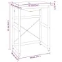 Bathroom structure with built-in white iron sink by vidaXL, bathroom vanities - Ref: Foro24-3101386, Price: 160,95 €, Discoun...