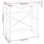 Bathroom structure with built-in white iron sink by vidaXL, bathroom vanities - Ref: Foro24-3101387, Price: 195,58 €, Discoun...