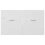 Mueble con lavabo madera de ingeniería blanco de vidaXL, Tocadores de baño - Ref: Foro24-3070829, Precio: 178,83 €, Descuento: %