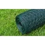 Dark green galvanized steel hexagonal wire mesh 1x25 m by vidaXL, fence panels - Ref: Foro24-140118, Price: 34,84 €, Discount: %