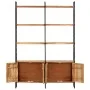 4-tier solid acacia wood shelf 124x30x180 cm by vidaXL, Bookcases and shelves - Ref: Foro24-284416, Price: 425,12 €, Discount: %