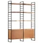 4-tier solid acacia wood shelf 124x30x180 cm by vidaXL, Bookcases and shelves - Ref: Foro24-284416, Price: 425,12 €, Discount: %