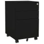 Armario archivador acero negro 39x45x60 cm de vidaXL, Armarios archivadores - Ref: Foro24-335980, Precio: 159,25 €, Descuento: %