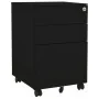 Black steel filing cabinet 39x45x60 cm by vidaXL, Filing cabinets - Ref: Foro24-335980, Price: 162,38 €, Discount: %