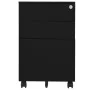 Black steel filing cabinet 39x45x60 cm by vidaXL, Filing cabinets - Ref: Foro24-335980, Price: 162,38 €, Discount: %