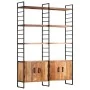 4-tier solid acacia wood shelf 124x30x180 cm by vidaXL, Bookcases and shelves - Ref: Foro24-284416, Price: 425,12 €, Discount: %
