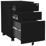 Black steel filing cabinet 39x45x60 cm by vidaXL, Filing cabinets - Ref: Foro24-335980, Price: 162,38 €, Discount: %