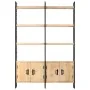 4-level solid mango wood shelf 124x30x180 cm by vidaXL, Bookcases and shelves - Ref: Foro24-284417, Price: 380,91 €, Discount: %