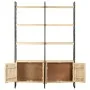 4-level solid mango wood shelf 124x30x180 cm by vidaXL, Bookcases and shelves - Ref: Foro24-284417, Price: 380,91 €, Discount: %