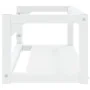 Estructura de lavabo suspendido hierro blanco 79x38x31 cm de vidaXL, Tocadores de baño - Ref: Foro24-338492, Precio: 36,38 €,...