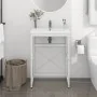 White iron washbasin structure 59x38x83 cm by vidaXL, bathroom vanities - Ref: Foro24-338497, Price: 55,81 €, Discount: %