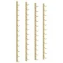 Botellero de pared para 12 botellas 2 unidades hierro dorado de vidaXL, Botelleros - Ref: Foro24-340882, Precio: 83,07 €, Des...