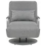 Drehstuhl und Schlafsofa aus hellgrauem Stoff von vidaXL, Sessel - Ref: Foro24-244666, Preis: 234,32 €, Rabatt: %