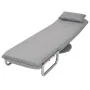 Drehstuhl und Schlafsofa aus hellgrauem Stoff von vidaXL, Sessel - Ref: Foro24-244666, Preis: 234,32 €, Rabatt: %