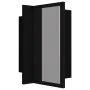 Bathroom mirror cabinet with LED light black acrylic 40x12x45 cm by vidaXL, bathroom vanities - Ref: Foro24-804949, Price: 46...