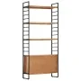 4-level solid acacia wood shelf 80x30x180 cm by vidaXL, Bookcases and shelves - Ref: Foro24-284420, Price: 307,29 €, Discount: %