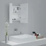 Glänzend weißer Acryl-LED-Badezimmerspiegelschrank 40x12x45 cm von vidaXL, Badezimmerwaschtische - Ref: Foro24-804953, Preis:...