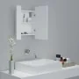 Badezimmerspiegelschrank mit LED-Licht, weißes Acryl, 40x12x45 cm von vidaXL, Badezimmerwaschtische - Ref: Foro24-804948, Pre...