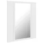 Badezimmerspiegelschrank mit LED-Licht, weißes Acryl, 40x12x45 cm von vidaXL, Badezimmerwaschtische - Ref: Foro24-804948, Pre...