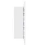 Badezimmerspiegelschrank mit LED-Licht, weißes Acryl, 40x12x45 cm von vidaXL, Badezimmerwaschtische - Ref: Foro24-804948, Pre...