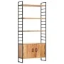 4-stufiges Regal aus massivem Akazienholz 80x30x180 cm von vidaXL, Bücherregale und Regale - Ref: Foro24-284420, Preis: 312,8...