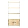 4-tier solid mango wood shelf 80x30x180 cm by vidaXL, Bookcases and shelves - Ref: Foro24-284421, Price: 292,82 €, Discount: %