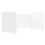 Bathroom mirror cabinet with LED light white acrylic 100x12x45 cm by vidaXL, bathroom vanities - Ref: Foro24-804980, Price: 6...