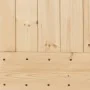 Puerta corredera con herrajes madera maciza de pino 90x210 cm de vidaXL, Puertas - Ref: Foro24-3203202, Precio: 169,42 €, Des...