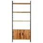 4-level rough mango wood shelf 80x30x180 cm by vidaXL, Bookcases and shelves - Ref: Foro24-284422, Price: 327,49 €, Discount: %