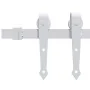 Puerta corredera con herrajes madera maciza de pino 90x210 cm de vidaXL, Puertas - Ref: Foro24-3203214, Precio: 197,35 €, Des...
