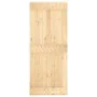 Schiebetür mit Beschlägen aus massivem Kiefernholz, 85 x 210 cm von vidaXL, Türen - Ref: Foro24-3203217, Preis: 168,92 €, Rab...