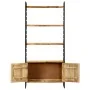 4-level rough mango wood shelf 80x30x180 cm by vidaXL, Bookcases and shelves - Ref: Foro24-284422, Price: 327,49 €, Discount: %