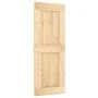 Sliding door with solid pine wood hardware 80x210 cm by vidaXL, Doors - Ref: Foro24-3203220, Price: 198,98 €, Discount: %