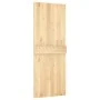 Sliding door with solid pine wood hardware 80x210 cm by vidaXL, Doors - Ref: Foro24-3203220, Price: 198,98 €, Discount: %