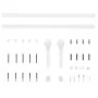 Puerta corredera con herrajes madera maciza de pino 85x210 cm de vidaXL, Puertas - Ref: Foro24-3203221, Precio: 198,49 €, Des...