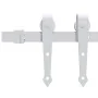 Puerta corredera con herrajes madera maciza de pino 90x210 cm de vidaXL, Puertas - Ref: Foro24-3203218, Precio: 190,89 €, Des...