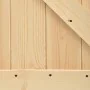 Puerta corredera con herrajes madera maciza de pino 85x210 cm de vidaXL, Puertas - Ref: Foro24-3203225, Precio: 195,06 €, Des...