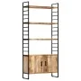4-level rough mango wood shelf 80x30x180 cm by vidaXL, Bookcases and shelves - Ref: Foro24-284422, Price: 327,49 €, Discount: %