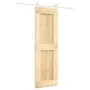 Puerta corredera con herrajes madera maciza de pino 70x210 cm von vidaXL, Türen - Ref: Foro24-3203219, Preis: 174,46 €, Rabat...
