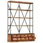 4-tier shelving unit with 6 mango wood drawers 122x36x181 cm by vidaXL, Bookcases and shelves - Ref: Foro24-284423, Price: 50...