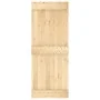 Puerta corredera con herrajes madera maciza de pino 80x210 cm de vidaXL, Puertas - Ref: Foro24-3203216, Precio: 173,53 €, Des...