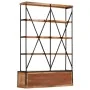 4-tier shelving unit with 6 mango wood drawers 122x36x181 cm by vidaXL, Bookcases and shelves - Ref: Foro24-284423, Price: 50...